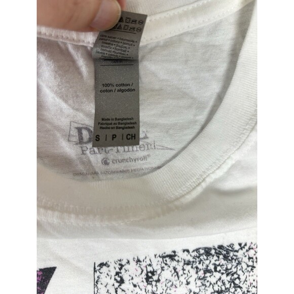 The Devil Is a Part-Timer Shirt Mens Short Sleeve Anime White Crunchyroll Small - Picture 9 of 10